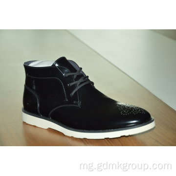 Kiraro hoditra ho an&#39;ny lehilahy Leather Business Casual Shoes